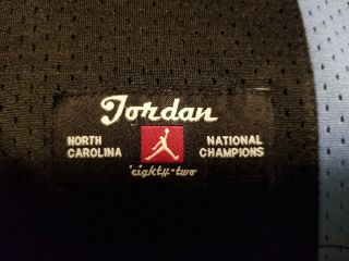 Michael Jordan North Carolina Tar Heels 1982 National Champions Jersey (82) Sz - L 6