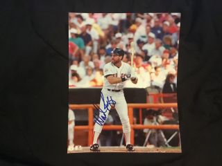 Wade Boggs Signed Autograph 8x10 Photo Boston Red Sox Hall Of Fame