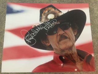 Richard Petty Autographed Signed 8x10 Color Photo Nascar Great " The King "