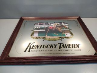 Kentucky Tavern Whiskey 2007 Advertising Bar Mirror Horse Racing 133rd Derby