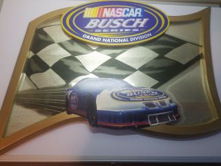 Busch Beer Nascar Grand National Division Mirror Plaque Sign 2000