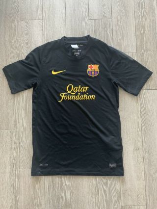 Nike Fc Barcelona Men’s Size Small Soccer Jersey Black
