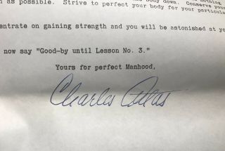 1956 CHARLES ATLAS COMPLETE 12 Step Lesson/ Program For Strength/Fitness 2
