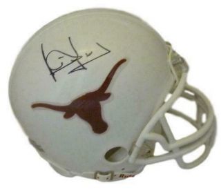 Vince Young Autographed/signed Texas Longhorns Riddell Mini Helmet 13947 Jsa