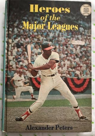 Vtg Baseball Book " Heroes Of The Major Leagues " Ml Library & Grosset Sports