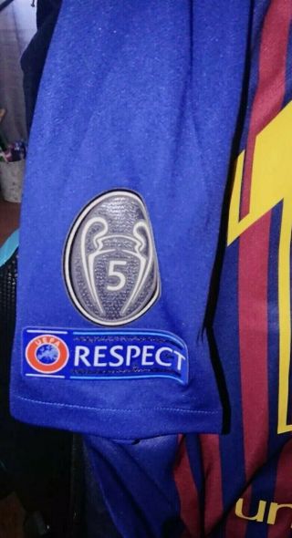 Lionel Messi Barcelona Home Jersey Camp Nou Size XL 3