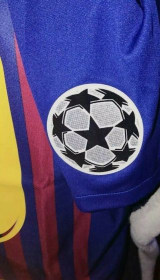 Lionel Messi Barcelona Home Jersey Camp Nou Size XL 4