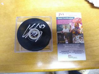 Connor Sheary Autographed Buffalo Sabres Hockey Puck W Jsa