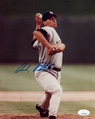 Andy Pettitte York Yankees Signed Autographed Photo Jsa 8x10