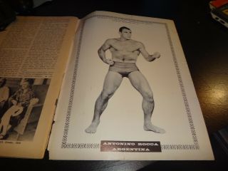boxing illustrated wrestling news vol 1 no 6 may 1959 Sugar ray Robinson wwe 4
