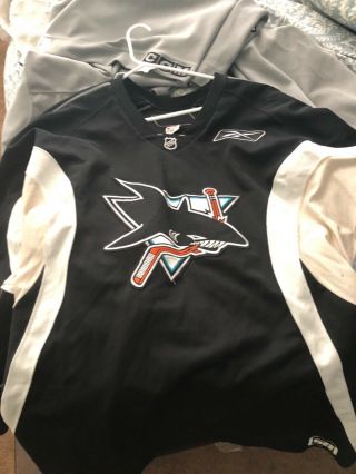 san jose sharks jerseys size 58 grey and black practice jerseys 3