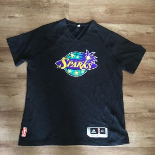 Official Candace Parker La Sparks T - Shirt Wnba Adidas 2xl2 3 Los Angeles Sparks