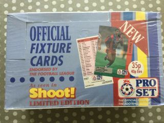 Football League Fixture Cards - Factory - 1992