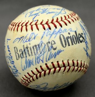 1958 Baltimore Orioles Team Signed Ball W/ 26 Signatures Orioles Ball (evans)