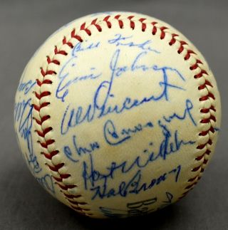 1958 Baltimore Orioles Team SIGNED Ball w/ 26 Signatures Orioles Ball (Evans) 3