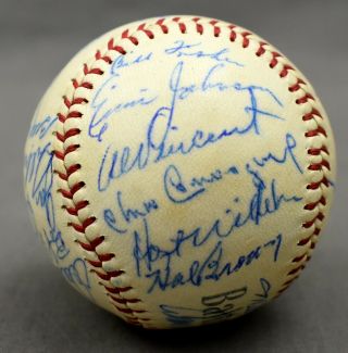 1958 Baltimore Orioles Team SIGNED Ball w/ 26 Signatures Orioles Ball (Evans) 4