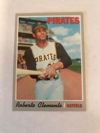 1970 Topps Roberto Clemente Pittsburgh Pirates 350 Baseball Card