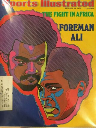 1974 Sports Illustrated October Basketball Special Fight In Africa Foreman Ali