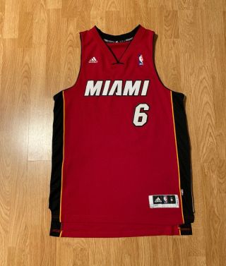 Adidas Lebron James Miami Heat Swingman Jersey Size Men’s Medium
