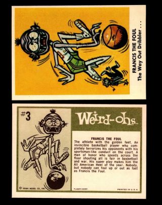 Weird - ohs 1965 Fleer Vintage Card You Pick Singles 1 - 66 2