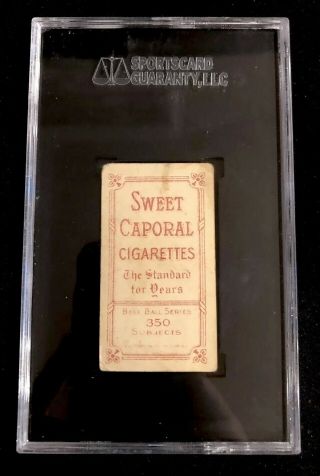 1910 Sweet Caporal T206 Christy Mathewson White Cap SGC 2 Good 2