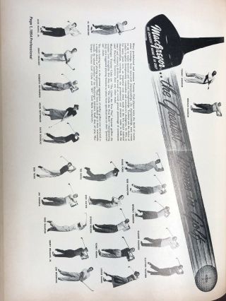 Vintage Golf Book:MacGregor Golf History - Catalogs by Jim Kaplan - PGA US OPEN 6