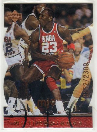 Michael Jordan 1998 - 99 Upper Deck Mjx Timepieces Red 18 (/2300)