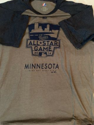 Minnesota Twins 2014 All Star Game T - Shirt Half - Sleeved Mens Xl