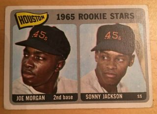Joe Morgan 1965 Topps Rookie Card 16 Houston Colt 45 