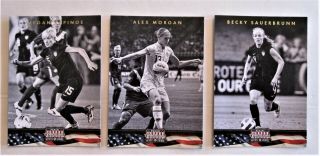 Megan Rapinoe,  Alex Morgan,  Becky Sauerbrunn,  Usa Womens Soccer Team Cards,  3 Dif