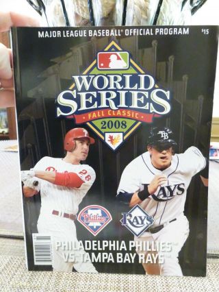 2008 World Series Program (philadelphia Phillies Vs.  Tampa Bay Rays)