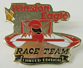 1991 Winston Eagle Race Team Limited Edition Tack Pin Pinback Hydroplane Boat C3