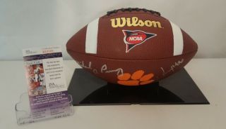 Michael Dean Perry & William Perry Signed Clemson Tigers Football JSA R99586 4