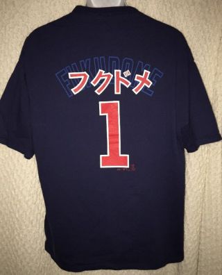 Kosuke Fukudome Chicago Cubs Jersey T - Shirt Size Adult Xl By Majestic