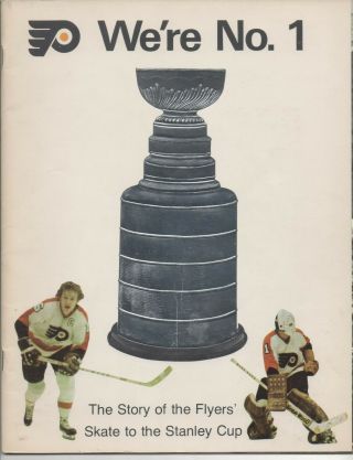 1975 Philadelphia Flyers Stanley Cup Champions Souvenir Book - Clarke / Parent