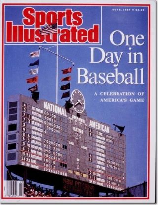 July 6,  1987 Wrigley Field Chicago Cubs Baseball Sports Illustrated