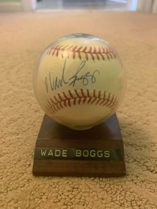 Wade Boggs Signed Baseball