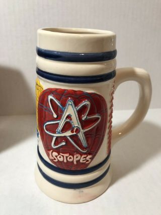 Albuquerque NM Isotopes Porcelain 2016 Miller Lite Beer Mug Stein Baseball 3