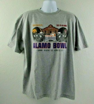 Alamo Bowl San Antonio,  Tx Iowa Hawkeyes & Texas Tech 2001 T - Shirt 2xl (p - 1)