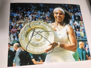 Serena Williams Signed 8x10 Photo Tennis Picture Autograph Pic