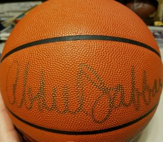 Kareem Abdul Jabbar Autographed Spalding Nba Game Basketball Beckett