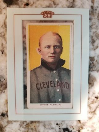 Terry Turner 2002 Topps 206 T206 Buyback 1909 - 1911 Cigarette Piedmont Naps