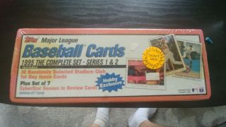 1995 Topps Baseball Card Series 1&2 Complete Set Hobby Exclusive Factory