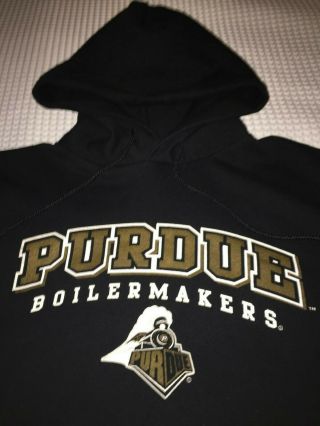 Purdue Boilermakers Hoodie Sweatshirt (l) Pre - Owned By Champion