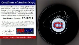Psa/dna Andrew Shaw Autographed - Signed Montreal Canadiens Logo Puck 7a80714
