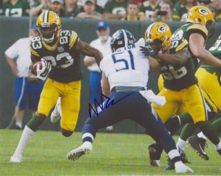 Marquez Valdes - Scantling Green Bay Packers Football Signed 8x10 Photo C