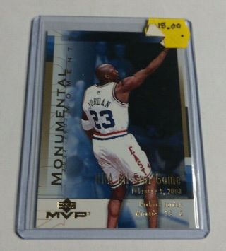 R7778 - Michael Jordan - 2003/04 Upper Deck Mvp - Monumental Moments - Mm2 -
