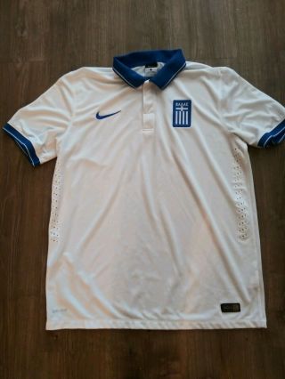 Nike Greek Soccer Jersey Large Authentic