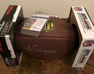 Gale Sayers Chicago Bears Hof Signed Autographed Nfl Football Jsa Certified