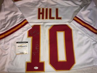 Patrick Mahomes Tyreek Hill Dual Signed Autographed Chiefs Jersey Totalsports Co
